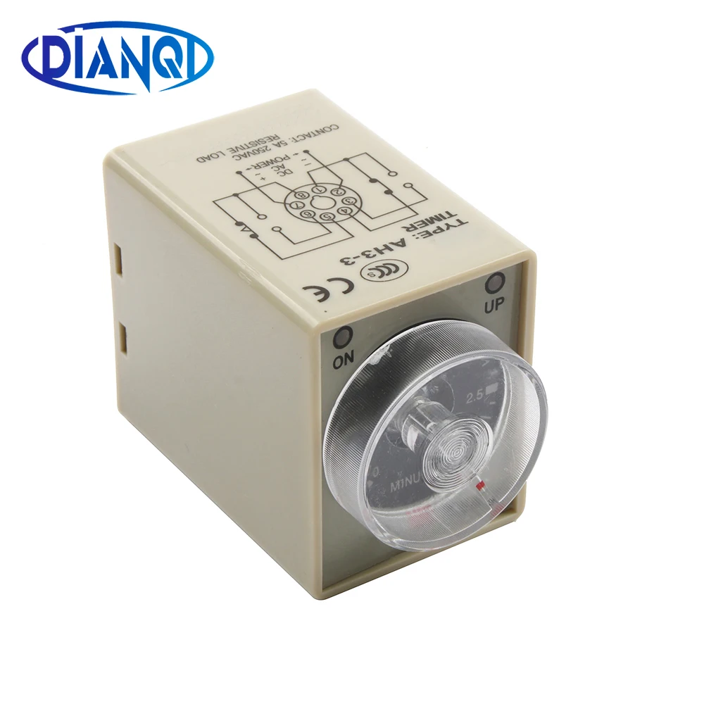 IS 60T DC 0-60 SEC/MIN TIMED RELAY TIMER 1 Second to 1 Hour Access Control DC 