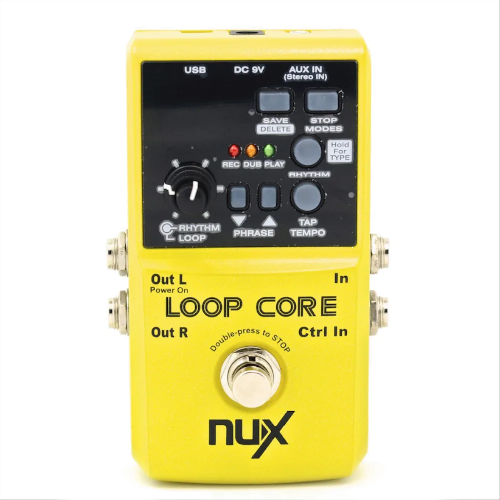 

NUX Loop Core Guitar Effect Pedal 6 Hours Recording Time Durable Guitar Effect Pedal Compact Powerful Guitar Accessories