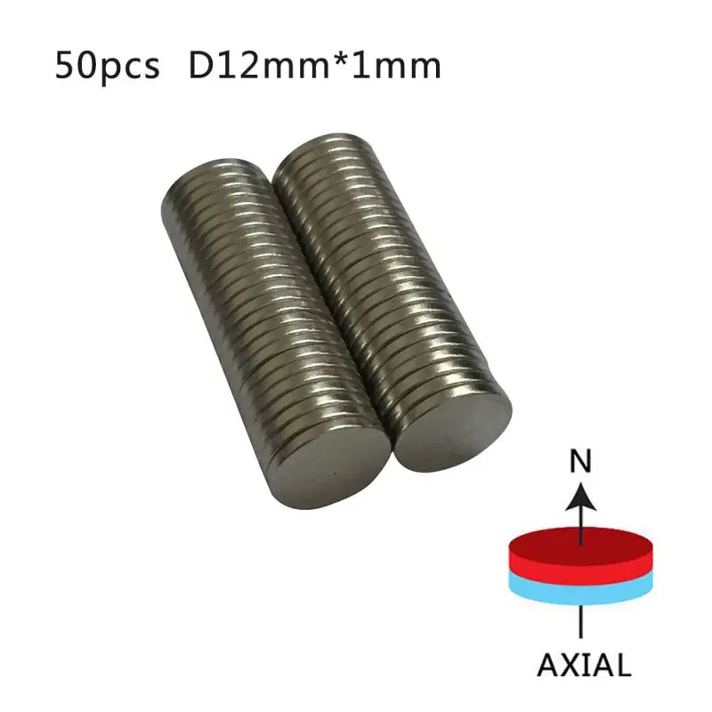 N50 10-100 шт 12 мм х 1 мм сильные круглые магниты неодимовый магнит редкоземельный магнит