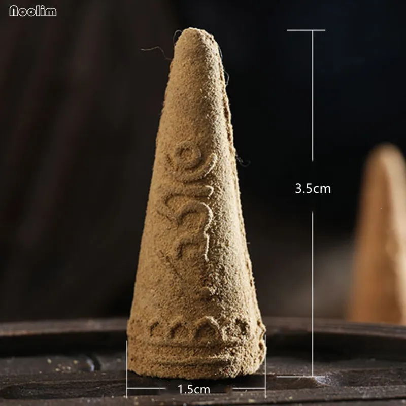 60 шт./кор. ручной работы натуральные специи религиозные медитации Тибетский Ладан конусы, создает Эфект старины, отлично подходит для офиса аромат поглотитель запаха инструменты