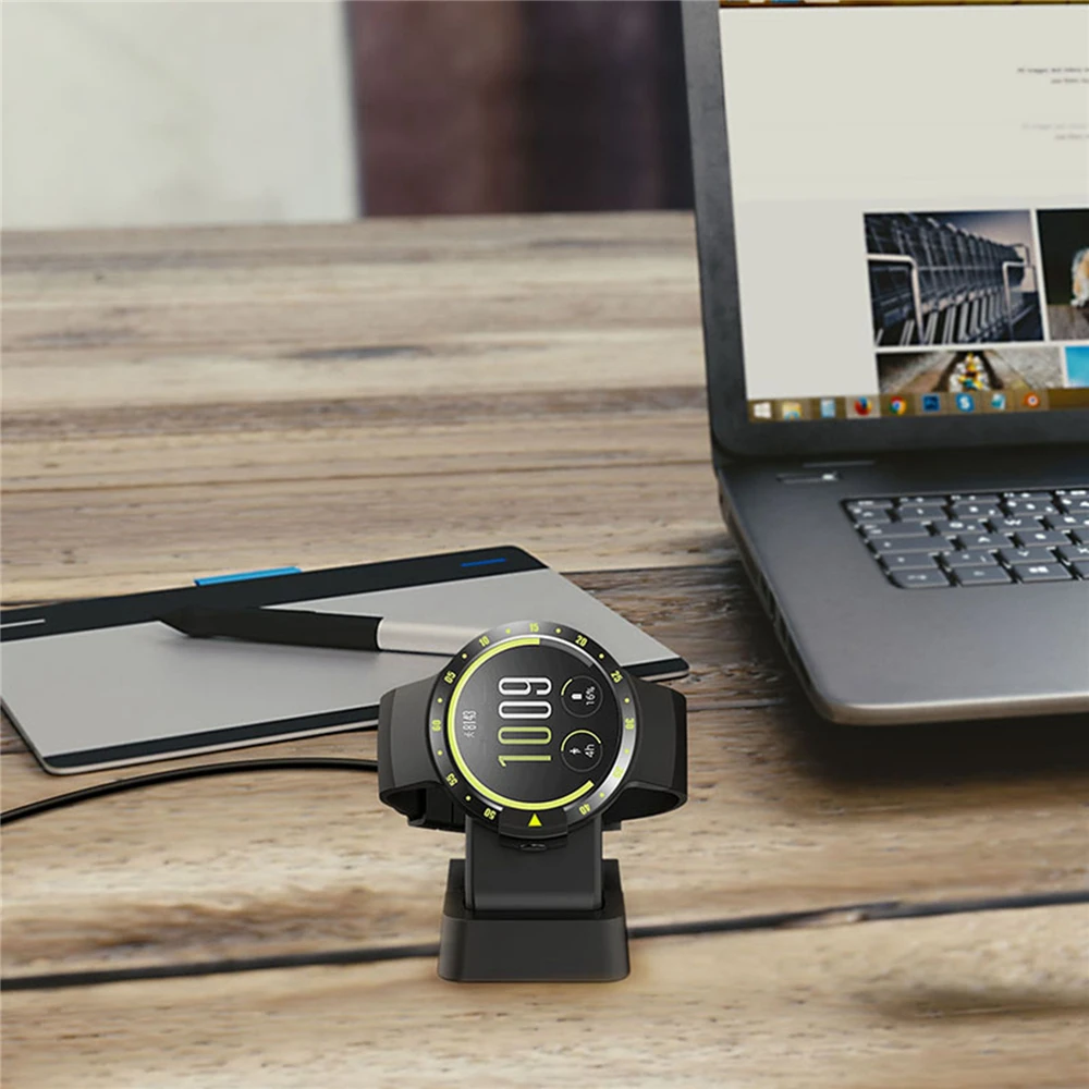 Подставка зарядная для смарт часов Ticwatch E / S Зарядная база док адаптер держатель