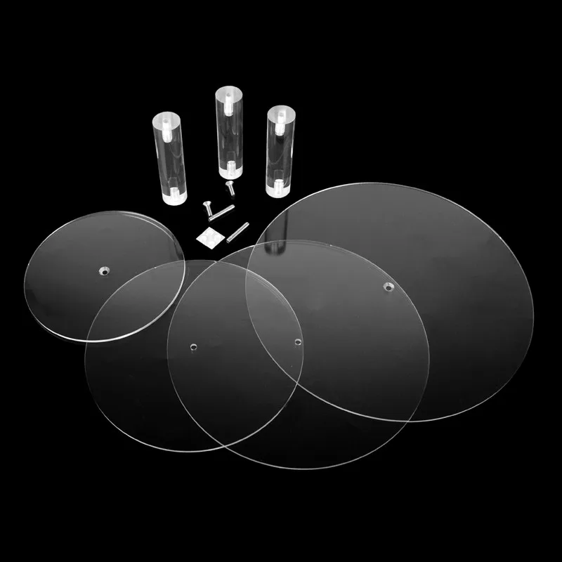 Подставка для торта круглые акриловые 3/4/5 ярусов в виде пирожного в чашке с Стенд собрать и разобрать Главная Оборудование для дня рождения вечерние украшения HM17