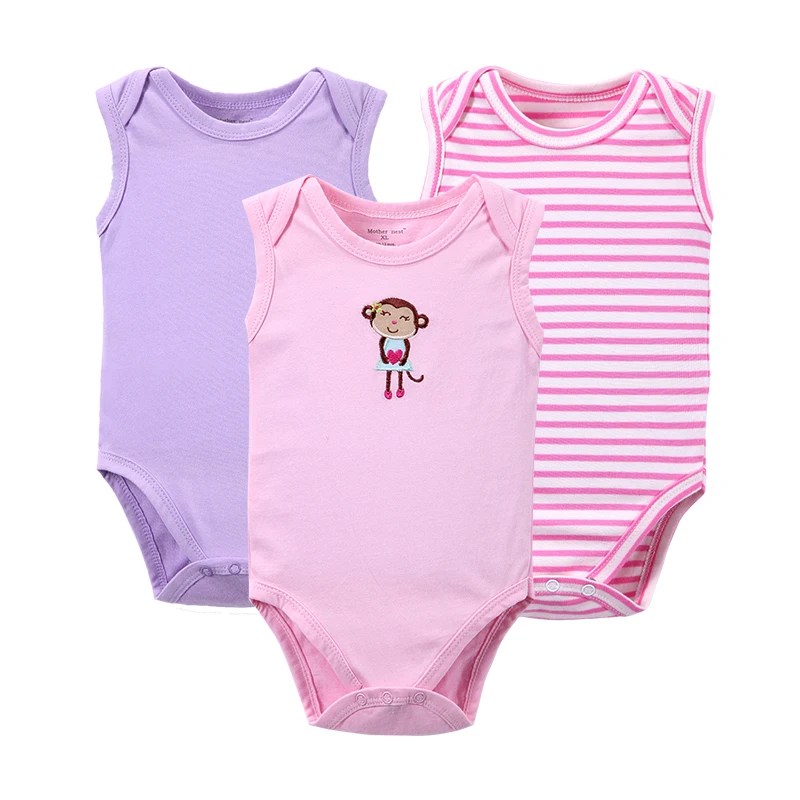 Free shipping BABY Sleeveless BODYSUIT 3pcs/lot Infant Body Vest