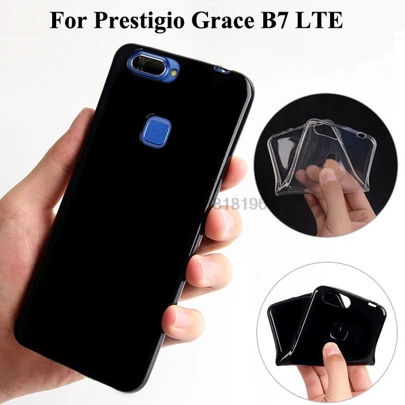 2 Цвета Мягкий Силиконовый ТПУ чехол для Prestigio Grace B7 LTE задняя крышка защитный чехол для телефона для Prestigio Grace B7 LTE чехол