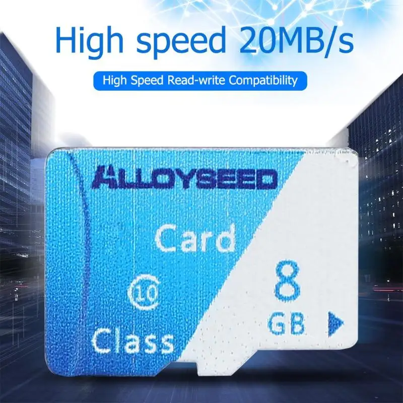 ALLOYSEED 8G/16G/32 GB/60 GB TF/Micro SDCard 20 МБ/с. максимальная скорость чтения TF карта Micro безопасная цифровая карта памяти для настольного ноутбука