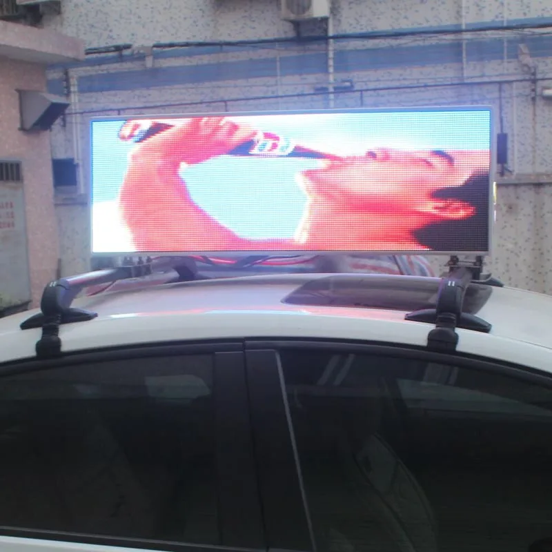 

high brightness taxi led USB 3G 4G car screen display p5 taxi advertising signs outdoor