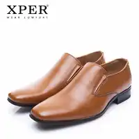 XPER Brand Fashion Men Dress Shoes New Spring Autumn Wedding Shoes Men Business Shoes Comfortable Formal Shoes #XYWD8670BR