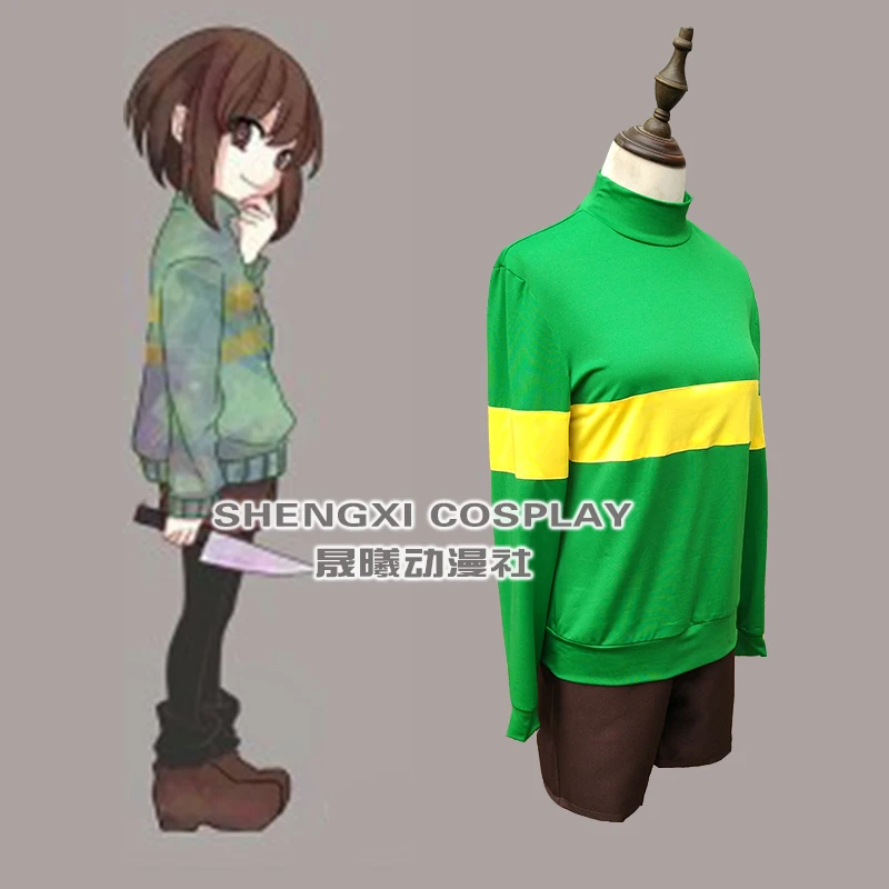 Костюмы для косплея «Undertale Frisk Chara», толстовки Flowey Asriel Asgore, одежда