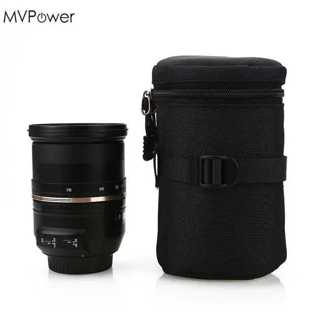 MVpower 1 Pcs Waterproof Camera Lens Waist Bag for Nikon for Canon for