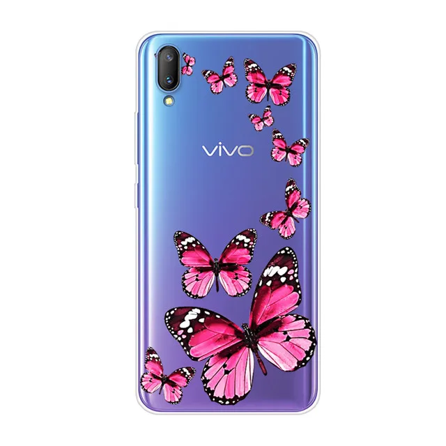 F VIVOV11 Para Для VIVO V11 чехол V11Pro силиконовый мягкий TPU телефон крышка для VIVO V11/V11 Pro Чехол V 11 модный тонкий 6,41'' - Цвет: 42