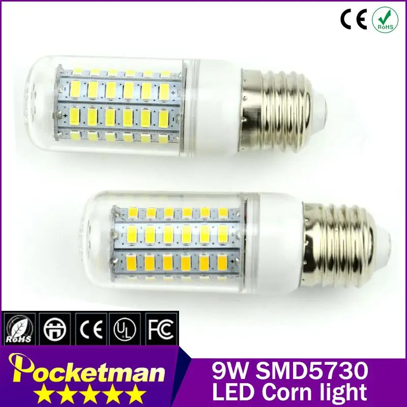 

24Leds E27Free Shipping E14 LED Light lamp AC 220 V SMD 5730 Led corn bulb lighting projector lamp 24Led E27 Led Bulbs