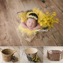 Dvotinst новорожденный реквизит для фотосъемки ребенок ретро позирует корзина из ротанга ручной работы Ванна Fotografia аксессуары студийные фотосессии реквизит