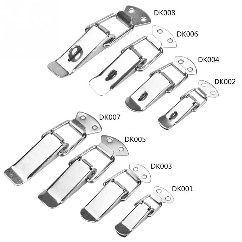 2 шт нержавеющая сталь защелка запор с щеколдой для шкафа чехол пружинная защелка Переключить на застежке, мебельная фурнитура, комплект
