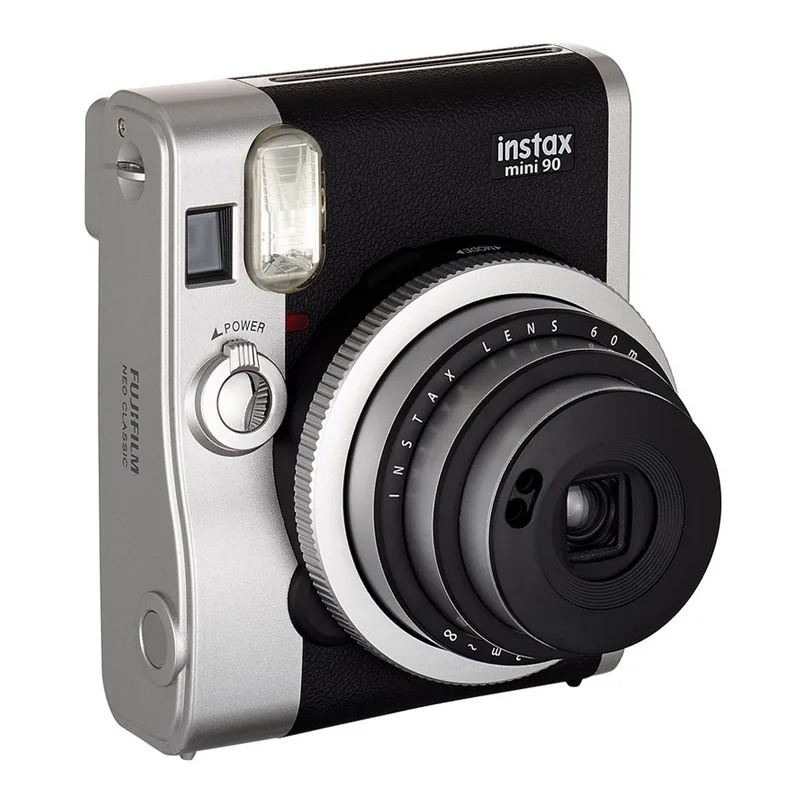 Классическая камера Fujifilm INSTAX Mini 90 Neo коричневый и черный цвета для мгновенной