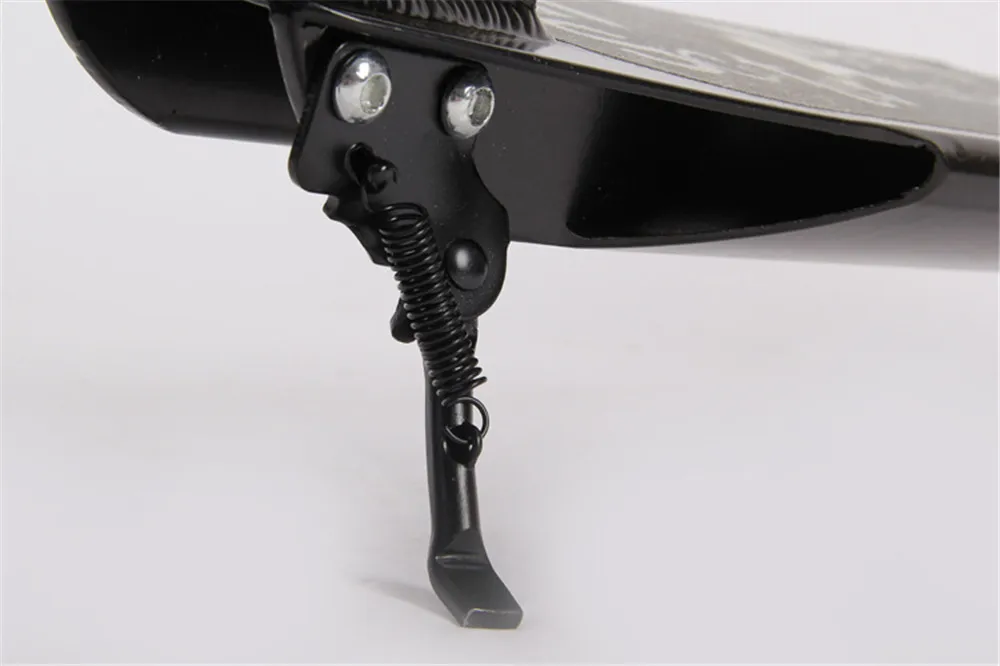 Портативный Ножной скутер для взрослых два колесный складной скутер регулируемый по высоте алюминий сплав корпус прочный PU колеса белый черный цвет