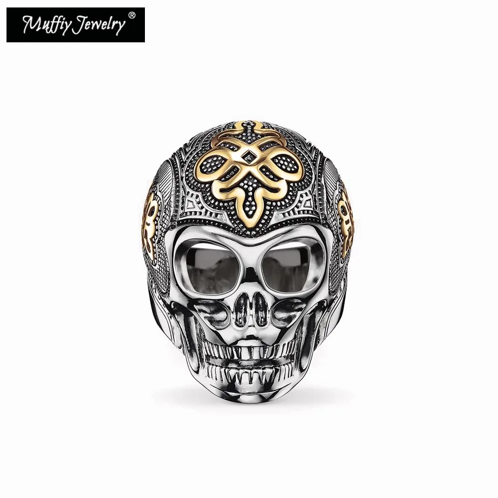 

Skull Ring in 925 Sterling Silver Ring,TS Gift for Boy and Man,Thomas Style,Factory Direct,Wholesale Price,2017 New Fine Jewelry