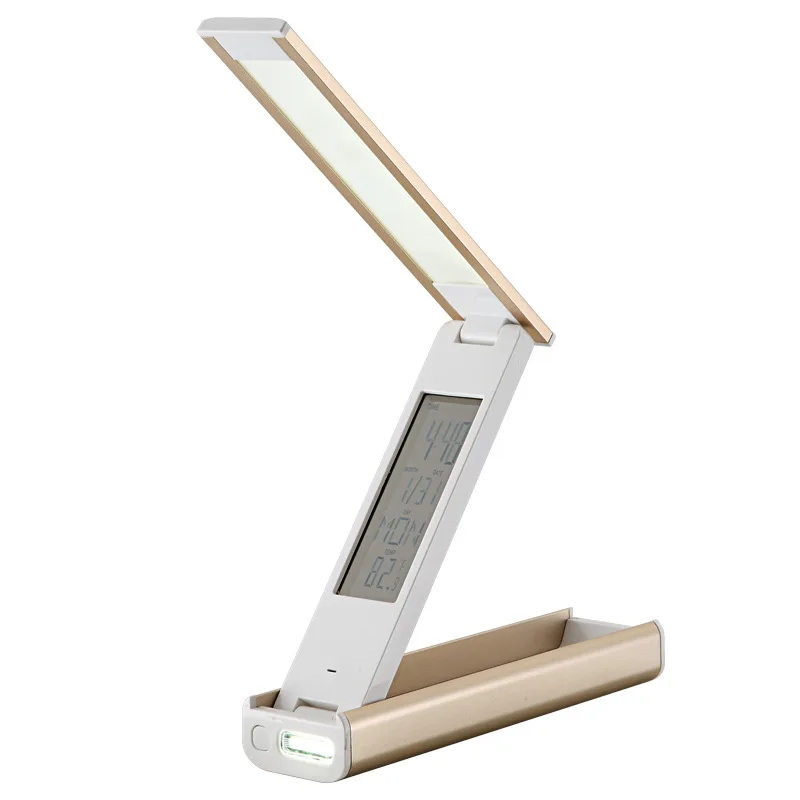 

LED multi-function folding portable book light shift power power supply for perpetual calendar study charging desk lamp