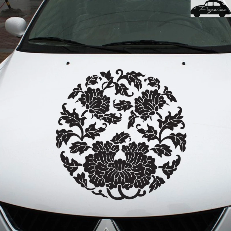 Pegatina Flower Sticker Car Decal Posters Vinyl Wall Decals Decor Mural Sticker