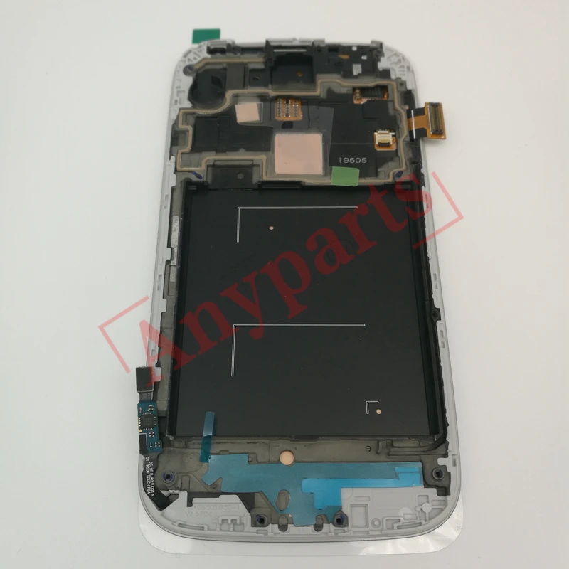 Tanie AMOLED do Samsung Galaxy S4 i9500 i9505 i9506 i9515 i337 wyświetlacz LCD montaż digitizera ekranu dotykowego wymiana z ramką