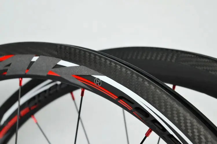 Top 2018 PASAK Carbon fiber road bike bicycle full carbon wheels C/V brake 40/55 rim wheelset clincher wheel 2