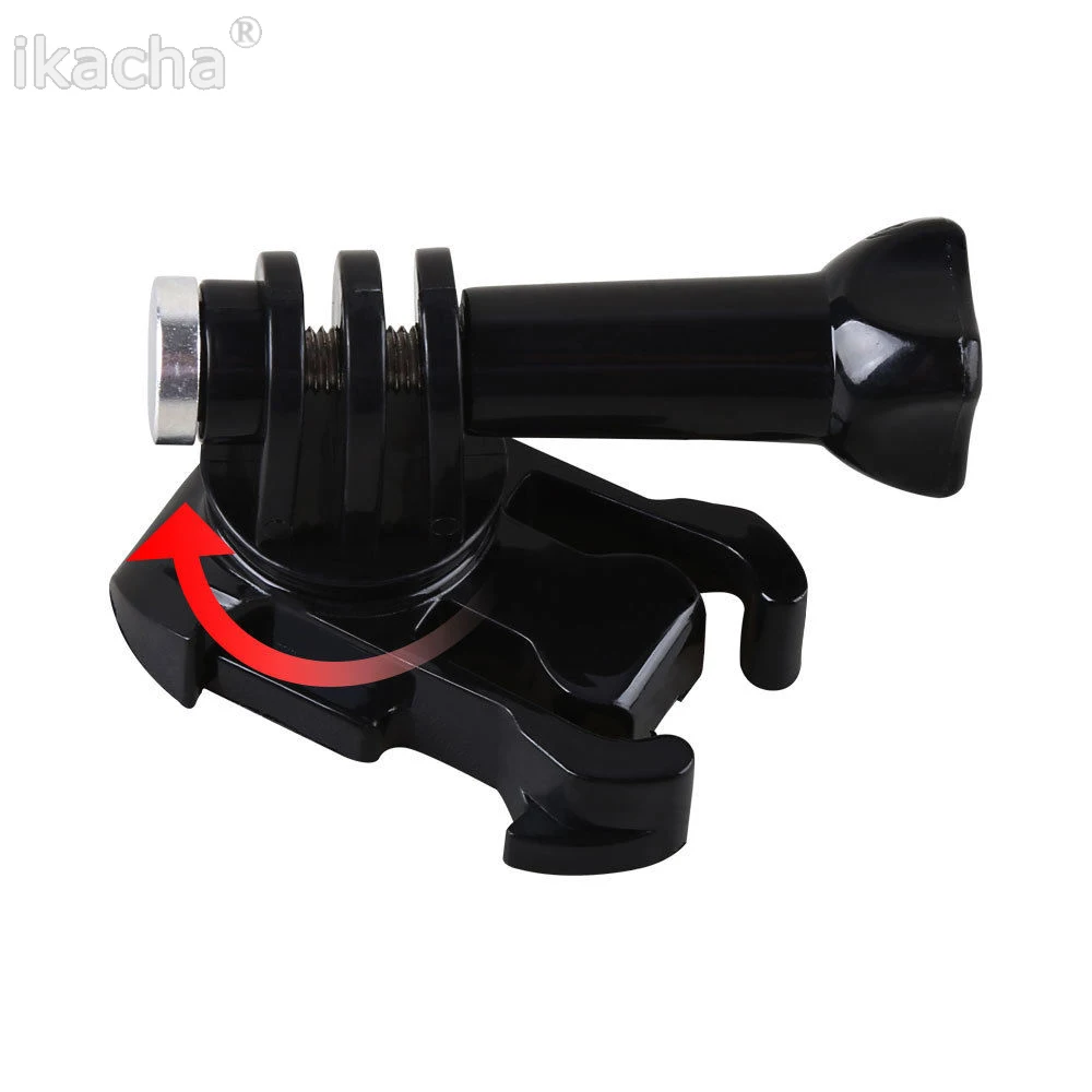 

360 Degree Rotate Quick Release Buckle Vertical Swivel Mount For GoPro Hero 7 8 9 6 5 For SJCAM For Xiaomi Yi Camera