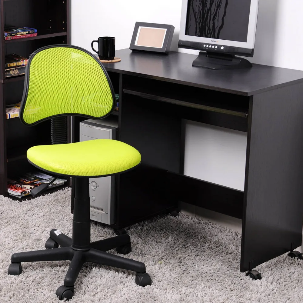 Aingoo Breathable Office Computer Chair Without Arms Fabric Pads Aingoo Breathable Office Computer Chair Without Arms Fabric Pads Swivel Height Adjule 360 Degree Rotating Wheel In Chairs From