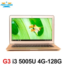 Причастником 13.3 дюймов ультра тонкий ноутбук с бродуэлл i3 5005u Processor 2.0 м Full HD камера HDMI Веб-камера