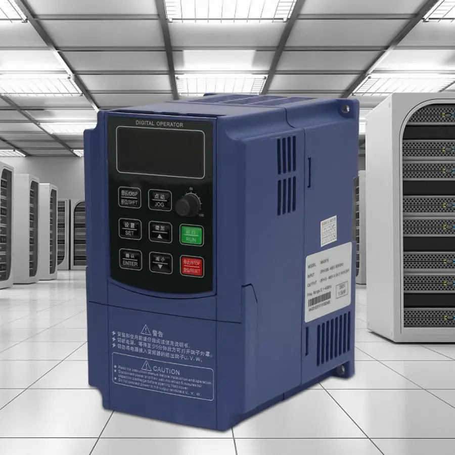 

VFD Frequency Drive Inverter 380V 1.5KW Three Phase Input Three Phase Output Frequency Converter Frequency Drive Inverter