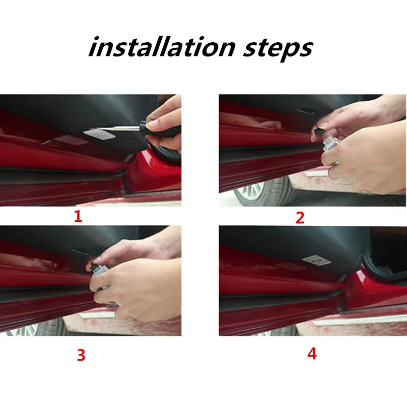  2X For BMW E90 E60 F30 F10 E87 X5 E70 E92 E91 GT Z4 X1 X3 X4 LED Car Door Warning Welcome Logo Proj - 33046124136