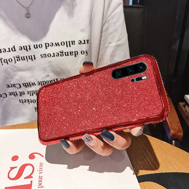 Diamond Case for Huawei P30 P10 P20 Pro Lite Y7 Pro Y9 Cover For Huawei Mate 20 10 Lite Honor 8X 8C 7X 7C Pro Glitter Cover