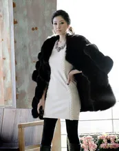 New Arrival Women Elegant Faux Fur Long Coat Casual Long Sleeve Jacket Winter Warm Coat Outerwear women Faux Fur Vest