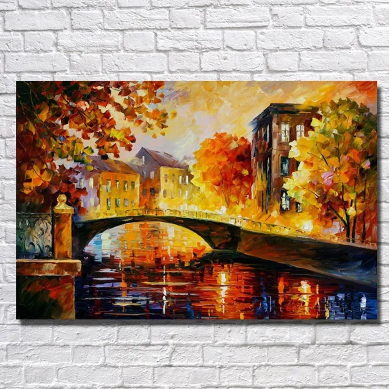 

High Quality Large Handpainted Knife Oil Painting On Canvas Modern Abstract Tree Paintings Home Wall Decoration Palette Pictures