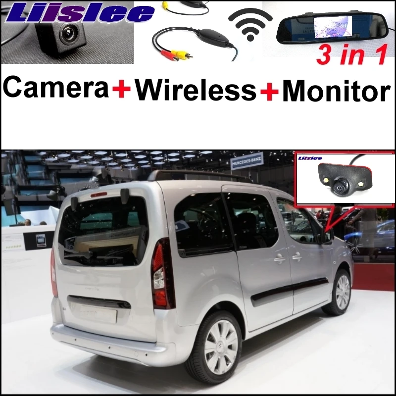 Liislee Special Camera Wireless Receiver Mirror Monitor Parking System For Citroen Berligo For Peugeot Grand Raid Ranch Partner