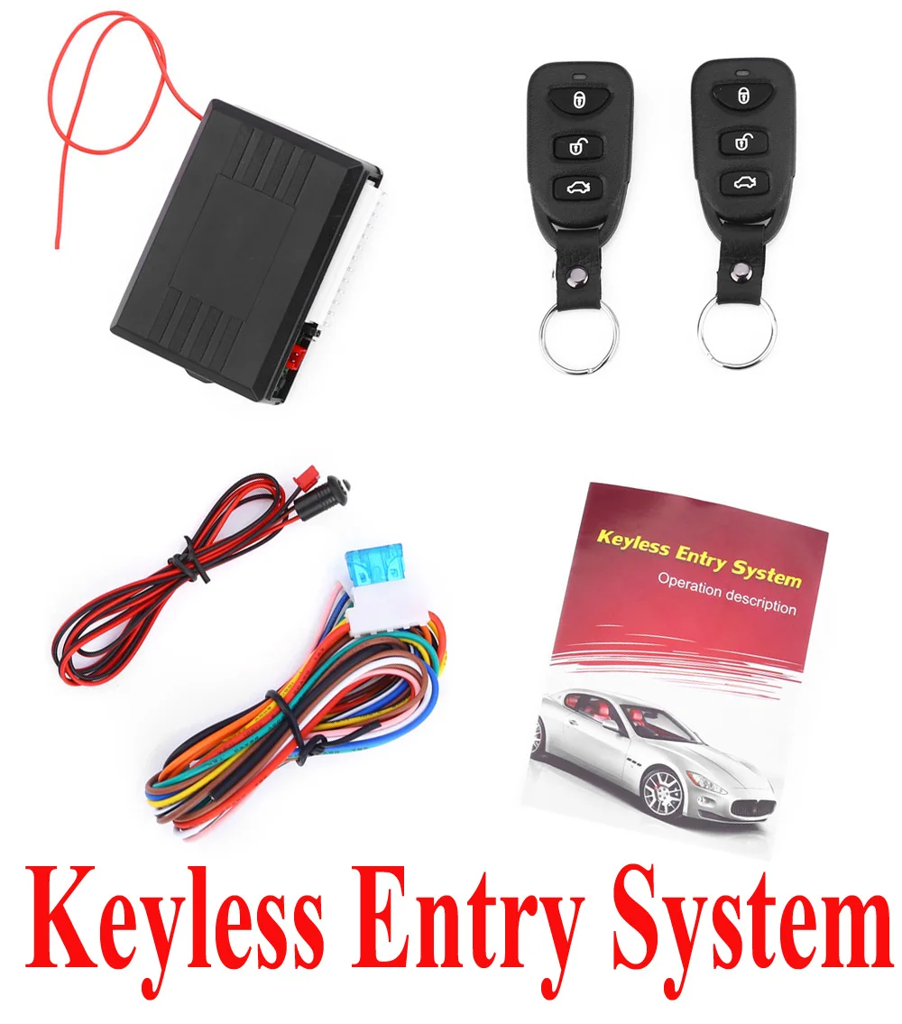 Universal Car Vehicle Remote Central Kit Door Lock Unlock Electric Lock