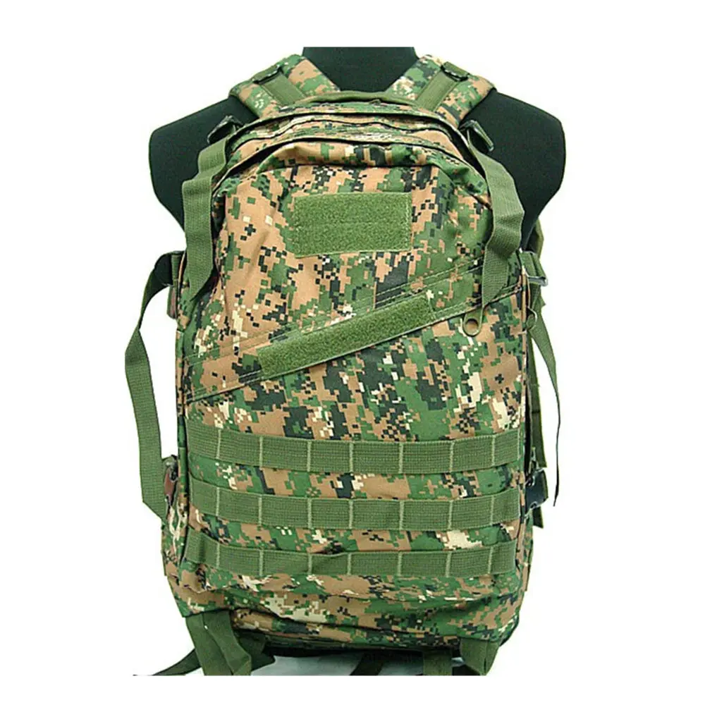 

Men and women military backpack Airsoft Tactical 3-Day Molle Assault Backpack Bag OD BK Digital Camo