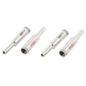 

SHGO HOT-Diamond Coated 10mm Dia Drill Bit for Ceramic Glass Tile Hole Saw 6 Pcs