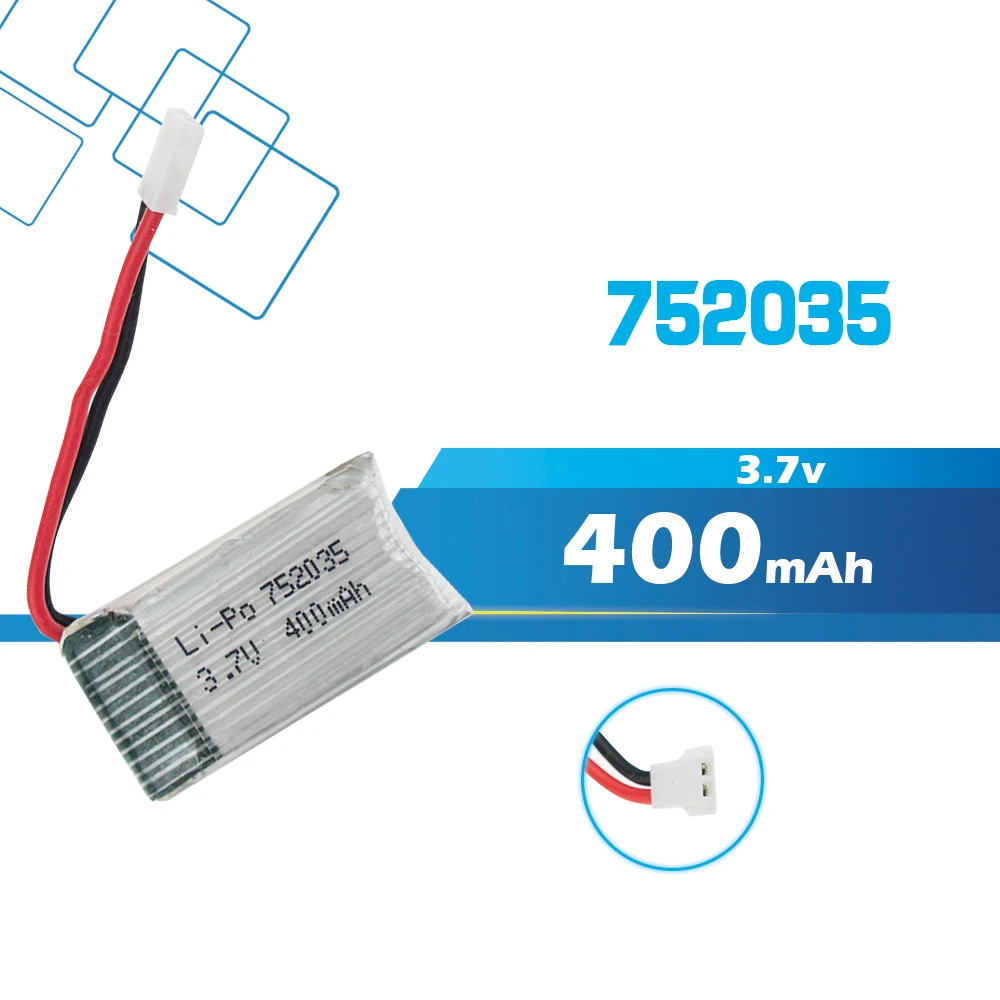 3 7 V 400mah батарея для Eachine H99W JRC H31 H6C H98 RC Quadcopter Drone запасные части|drone spare parts|spare partsbattery
