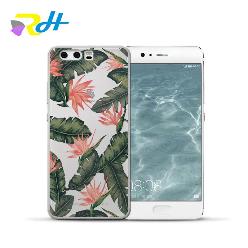 Для funda Huawei P20 lite чехол банановый лист кактус для P8 Lite 2017 P10 P9 Plus Pro Coque
