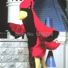 Талисман Красный попугай кардинал талисмана нарядное платье Пользовательские праздничный карнавальный костюм тема костюм для карнавала наборы костюмов