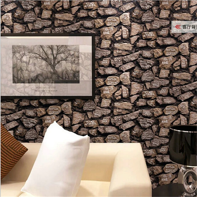 Beibehang Modern Thick 3d Stone Wallpaper Stereo Wallpapers Home