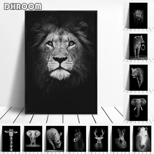 Canvas Painting Animal Wall Art Lion Elephant Deer Zebra Posters and Prints Wall Pictures for Living Room Decoration Home Decor цена Canvas Painting Animal Wall Art Lion Elephant Deer Zebra Posters and Prints Wall Pictures for Living Room Decoration Home Decor цены онлайн