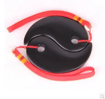 

Bian-Stone Sibin black needle stone Taichi BaGua Fish-Style guasha blade for TCM acupoints body massage gua sha scraping therapy