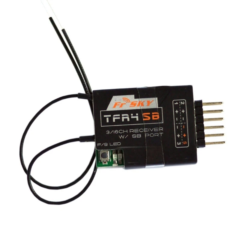 

FrSky TFR4SB 3/16Ch SBUS Receiver 2.4GHz Compatible CPPM Futaba FASST S.Bus