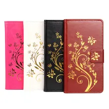 4 Colors Flip Leather Phone Protective Cover Case With Card Slot For Huawei P9 Lite G9 5.2 Inch MSM8952 Octa Core Smartphone