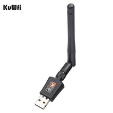 KuWFi 600 Мбит/с USB Wifi адаптер Сетевая карта 2,4 ГГц 5,8 ГГц Двухдиапазонная Беспроводная-AC USB Сетевая Lan Карта для Windows 10/8. 1/8/7/XP