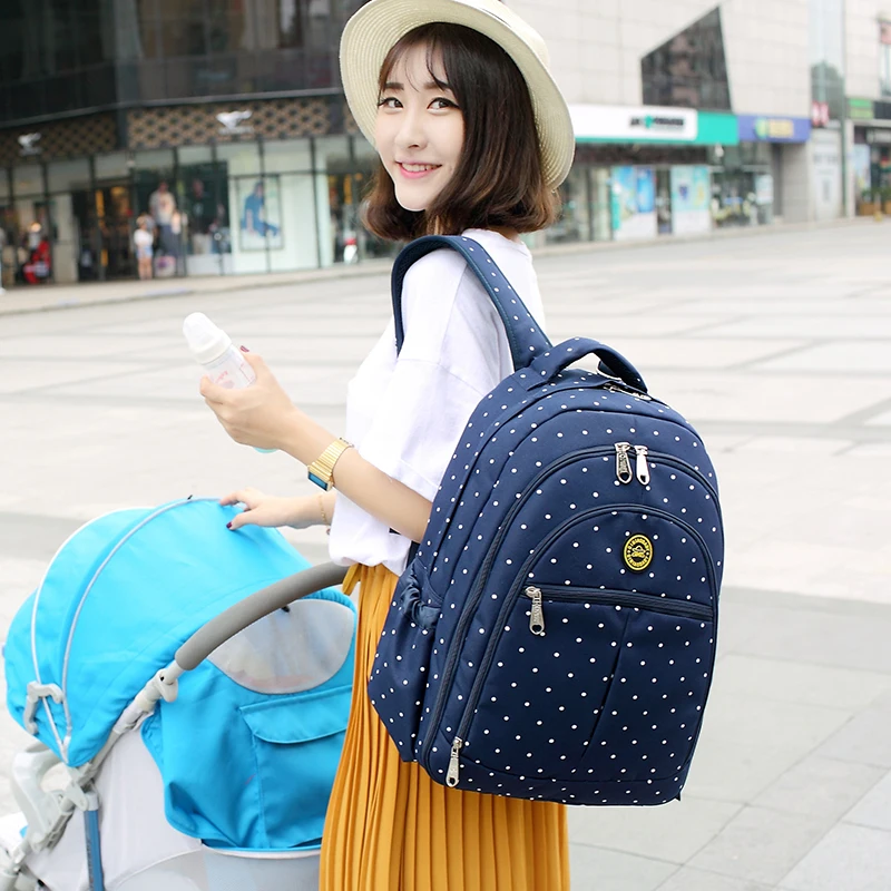 

QIMIAOBABY Brand Shoulders Mummy bag Multi-function Mother bag Large Capacity Mummy Bag Backpack Bags Just Yet