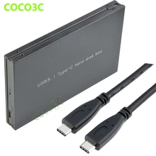 2," SATA 6 Гбит/с SSD Корпус для нового Macbook 10 ГБ/сек. USB 3,1 type-C для SATA 3,0 USB-C для SATA III HDD мобильный чехол ASM1351