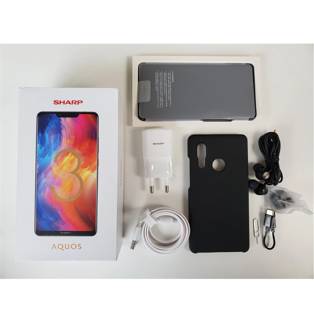 SHARP AQUOS S3 6,0-дюймовый FHD+ 4 ГБ ОЗУ 64 ГБ ПЗУ Snapdragon 630 Octa Core Android 8.0 12.0MP+ 13.0MP NFC с двумя камерами 3200 мАч