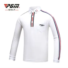 PGM одежда для гольфа Детская футболка с длинными рукавами дышащая влагопоглощающая Высокая тянущаяся Одежда для мальчиков Размер s-xl