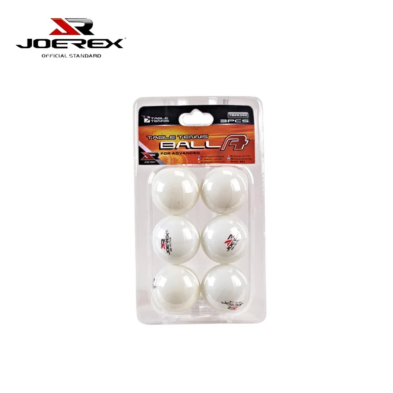 joerex table tennis balls 3 star 6 pcs official size advanced ping ping pong ball size